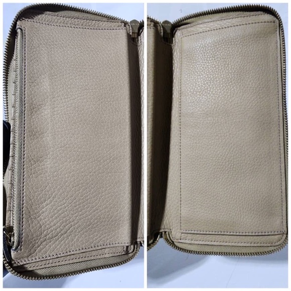 Authentic Gucci Soho GG Logo Continental Wallet Beige - Picture 12 of 15